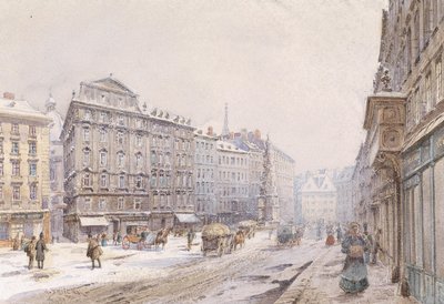 El Graben en Viena de Carl Wenzel Zajicek